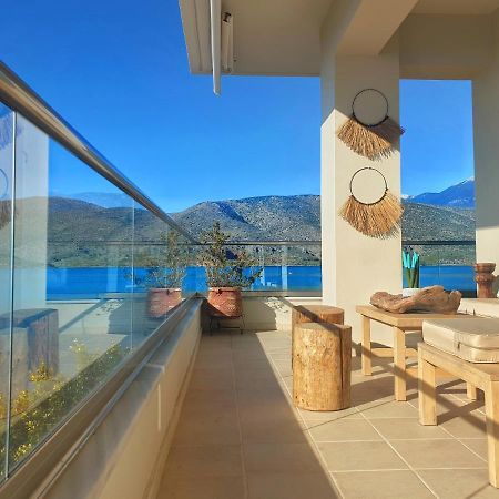 Boho Beach House In Itea-Delphi Екстериор снимка