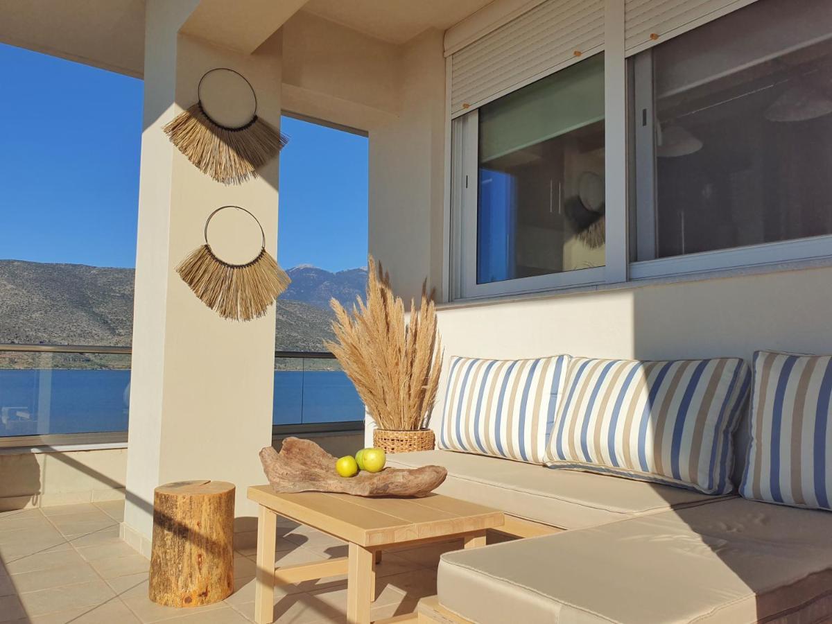 Boho Beach House In Itea-Delphi Екстериор снимка