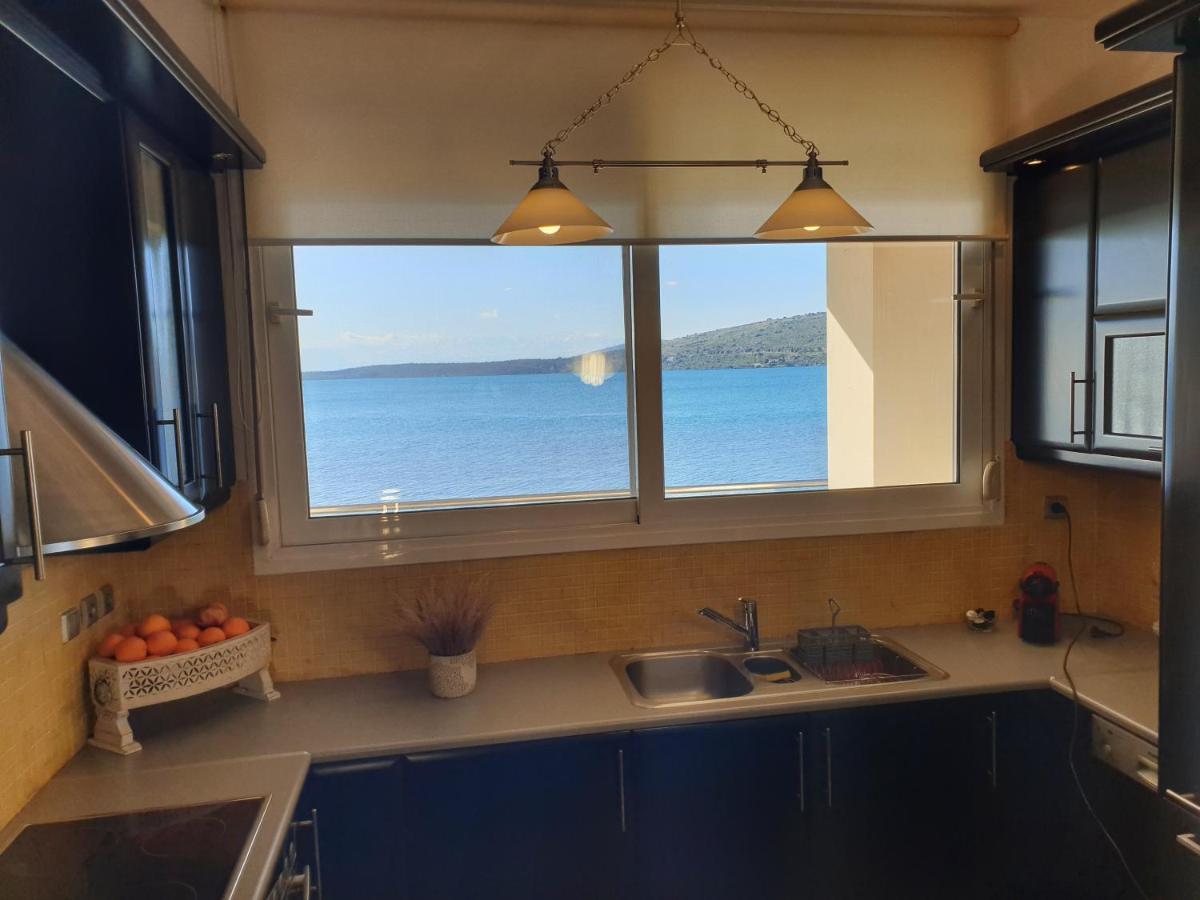Boho Beach House In Itea-Delphi Екстериор снимка