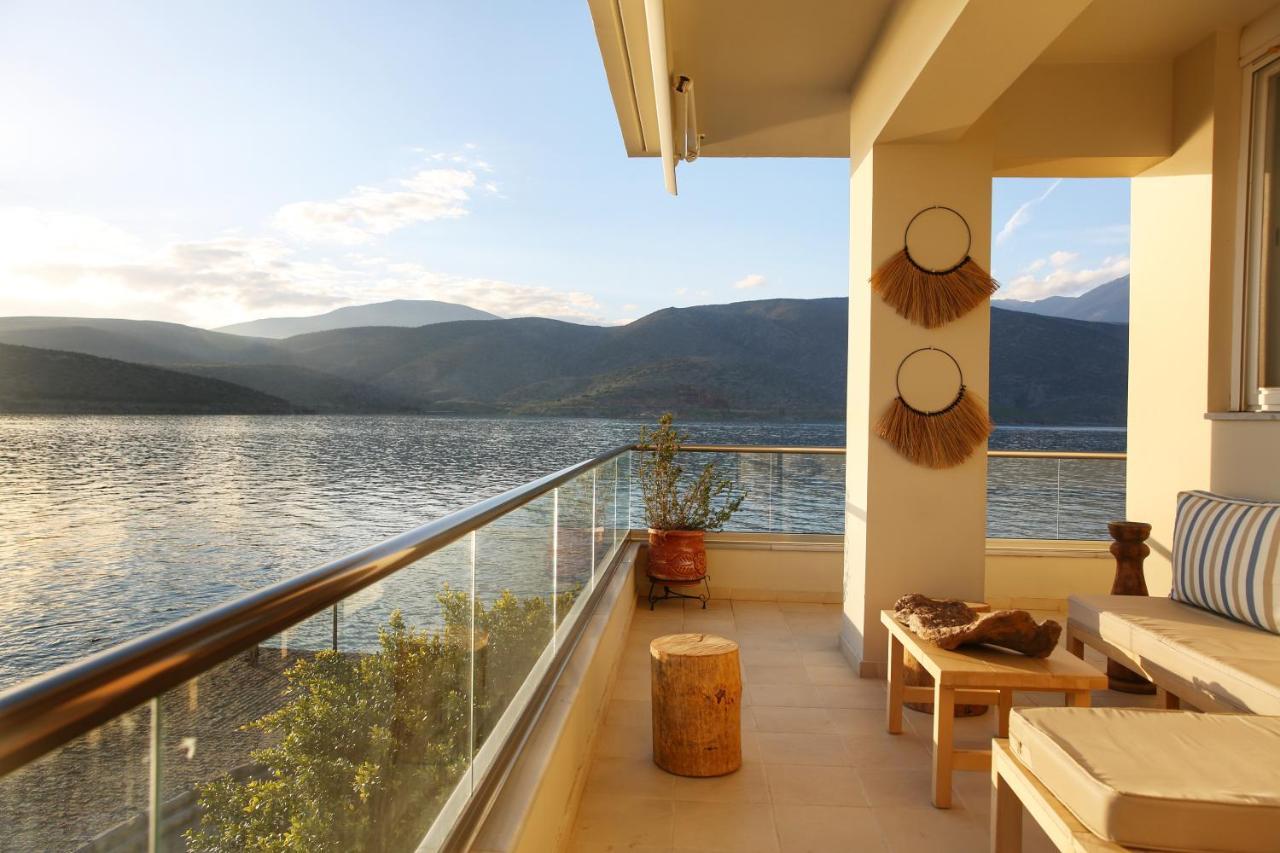 Boho Beach House In Itea-Delphi Екстериор снимка