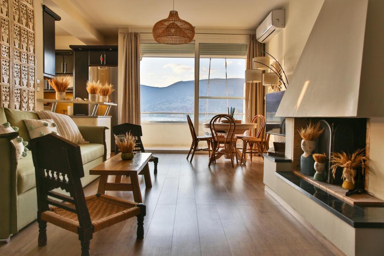 Boho Beach House In Itea-Delphi Екстериор снимка